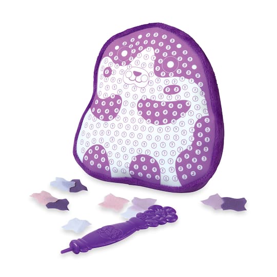 12 Pack: Assorted PlushCraft™ Fabric by Number Animal Pillow Kit